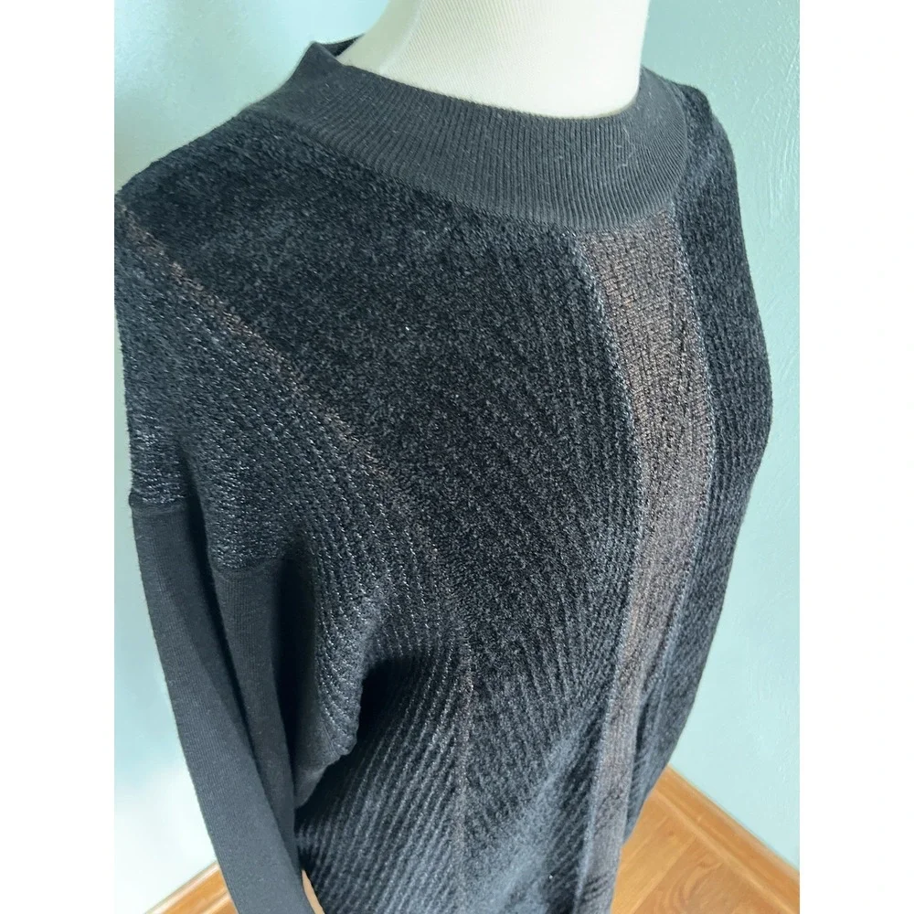 Cigar‎ Couture Central Vertical Pattern Textured Sweater Pullover Sz 2XL XXL